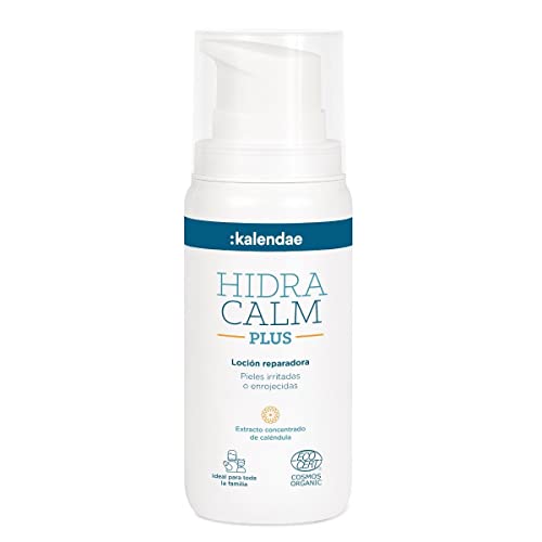 Kalendae - HidraCalm Plus 100 ml Orgánico - Loción Reparadora Intensiva para Pieles Irritadas. Repara, Calma, y Reduce la Irritacion. 99'5% Ingredientes Naturales, Ecologico / Bio.