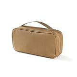Zanthicia Notfalltasche für den Außenbereich, leer, für Rucksackreisen, Jagd, Aufbewahrungstasche mit Reißverschluss, Tragetasche, Klassifizierungshalter, Khaki