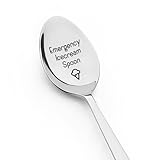Funny Icecream Spoon Christmas Gifts for Grandpa Dad Ice Cream Lover Gifts for Women Men Birthday Gifts for Daughter Son Dessert Spoons Ice Cream Lover Gifts for Friend Family