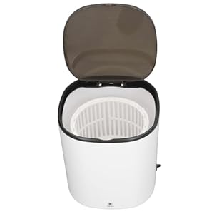 Draagbare mini-wasmachine, kleine 4,5 l turbine-wasmachine, simuleert handwas, snel en gevoelig, voorkomt vervorming, licht en draagbaar, voor (stekker