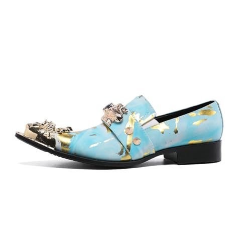 Men's Leather Shoes, Business Casual Pointed British Men's Dress Shoes, Wedding Party Banquet Nightclub Stage Host Barber Uniform Office Work Shoes2