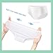 Fuzzleehi Women's Disposable Panties Underwear Travel Panties Pure Cotton Emergencies Panties for Business Trip Travel Hotel Spa Hospital Stays Underpants White Large(7pcs/pk)