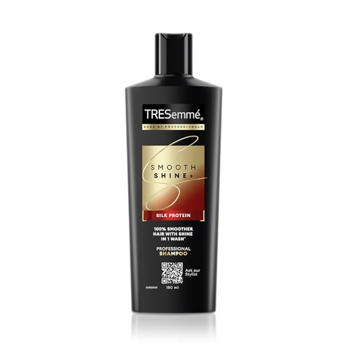 TRESemmé Smooth Shine+ Shampoo 180ml With Vitamin H and Silk Prot...
