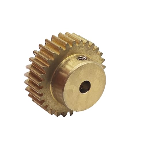Cyl d'étape d'engrenage droit 0.6M 81T arbre pignon transmission laiton alésage 6.35mm