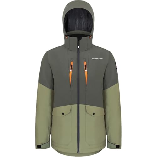 Boulder Gear Downslide Insulated Ski Jacket (Men's), Olive, Large