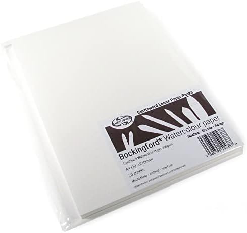 Bockingford Artists Rough Watercolour Paper A4 Pack 20 Sheets 300g Curtisward Pack