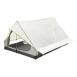 Honseadek Tienda de campaña ultraligera sin poste: impermeable, fácil instalación para exteriores (blanco grisáceo)