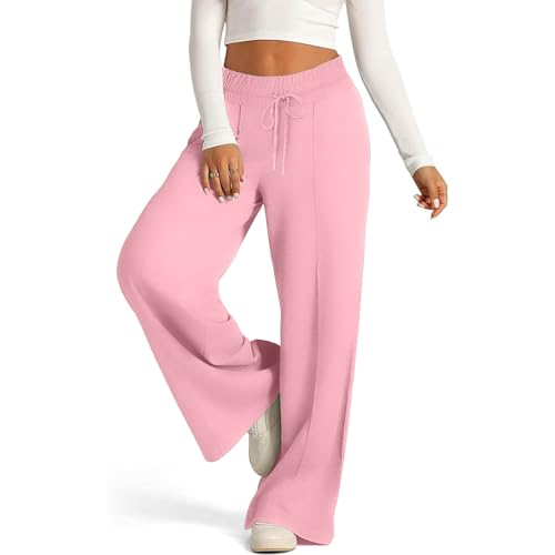 Wide Leg Sweatpants Women High Waisted Baggy Joggers Loose Fit Athletic Sweatpants Soft Lightweight Joggers 2025