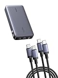 [ Compatibilité Universelle ] La batterie externe USB C est compatible avec iPhone 17/ iPhone 17 Air/ iPhone 17 Pro/ iPhone 17 Pro Max, séries iPhone 16/15/14/13/12, séries Galaxy S25/S24/S23/S22/S21, séries Pixel 10/9/8/7, MacBook Pro/Air, iPad Pro/Air/mini, Galaxy Tab S10/S9/S8, AirPods, iWatch, etc.