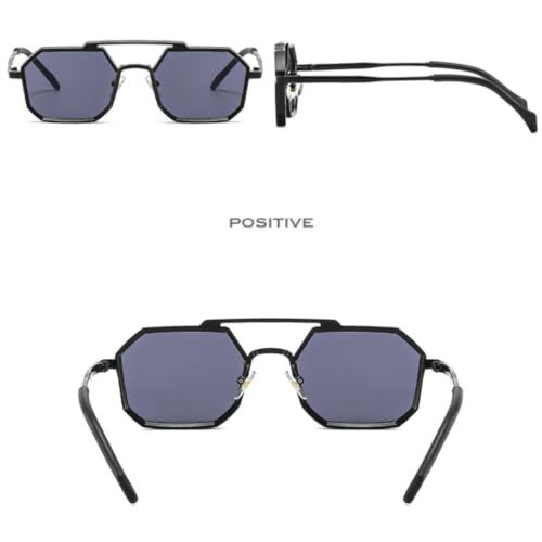 Lunettes de soleil rétro métal punk pour exprimer votre liberté et mode