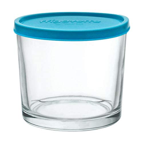 Frigoverre Tarro de Cristal para almacenar, 12 cm, 2 Cover