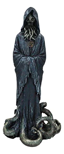 Ebros Gift Underworld Hades Centurion Mythological God Cthulhu Octopus Tentacles Figurine Deep Ocean Sea Creature Legendary Mythological Kraken Ossuary Macabre Accent Sculpture