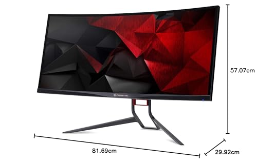 Image of acer Predator X34 Pbmiphzx 34-inch UltraWide QHD Monitor with NVIDIA G-SYNC Technology (Black)