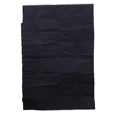 Angoily 150x90cm Black Fabric Quarters Self-Adhesive Velvet Flocking Linen Cloth for Display Pad Counter Cover