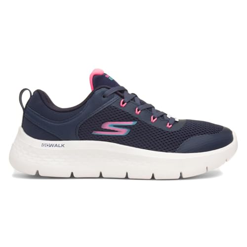 Skechers Skechers Women's GO Walk Flex Caley, Navy Synthetic Coral Trim, 4.5 UK
