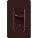 Lutron Skylark LED+ Dimmer Switch for Dimmable LED, Halogen and Incandescent Bulbs | 150W/Single-Pole or 3-Way | SCL-153P-BR | Brown