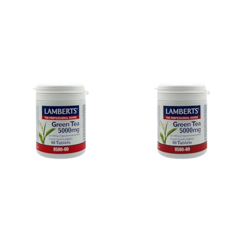 Lamberts Té Verde 5000mg - 60 Tabletas, 60 unidad, 1 (Paquete de 2)