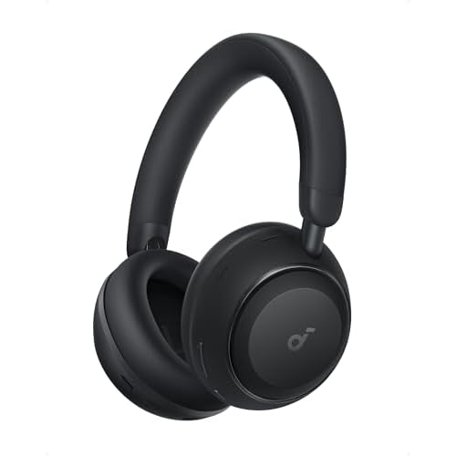 Soundcore Anker Space 2 Headphones with Active Noise Cancellation, 50H Autonomy, High Resolution LDAC Audio, Dual Connection, Clear Calls, Bluetooth 6.1, Nap Mode, Use Detection