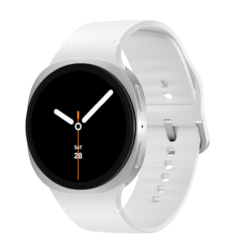 Image of Samsung Galaxy Watch 8 (2025) 44mm LTE Smartwatch, Cushion Design, Fitness Tracker, Sleep Coaching, Running Coach, Energy Score, Heart Rate Tracking, Silver [US Version, 2 Yr Warranty]