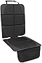 Ajxn Car Seat Protector, Thick Padding, 2 Mesh Storage Pockets, Waterproof, Protects Fabric or Leather Seats from Child Car Seat and Pets, Non-Slip Rubber Padded Backing, Fits for Most Cars(Black)