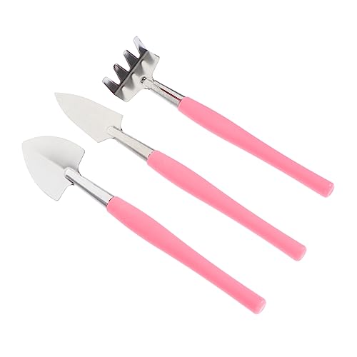 Levemolo 3pcs Gardening Soil Loosening Tools Thickened Fertilizing Shovels Ergonomic Handle Smooth Surface for Easy Comfortable Gardening Work