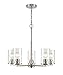 Millennium Lighting 2715-BN 2715 Verlana 5 Light 24" Wide Chandelier