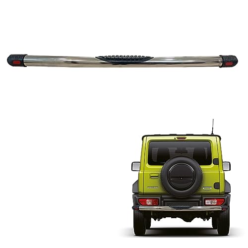 Image of Stainless Steel High Gloss Safety Rear Bumper Protector for Maruti Suzuki Jimny