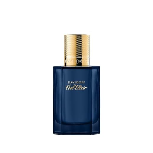 Davidoff Cool Elixir – Fragancia Amaderada – Con Notas de Óxido de Rosa, Lavandín y Acorde de Oud – Perfumes de Lujo para Hombre – Fragancia Duradera