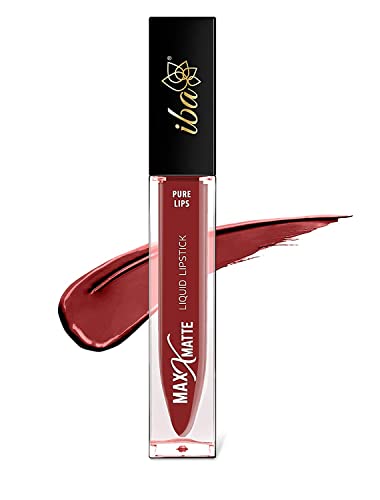 Iba Halal Care Maxx Matte Liquid Lipstick, Fearless Red, 6.8 ml