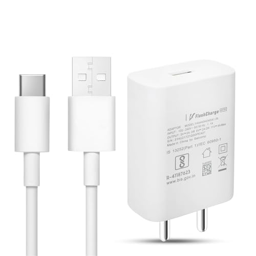 Image of 44W Original Charger Compatible with Vivo V23 /V25 /V25E /V25 Pro /V27 Pro /V27 /V27E /Y200 /Y200E /T2X /T2 Pro /V29|Iqoo Z6 Lite /Z6 /Z7S /Z9X /Z9 5G /Z6X,44Watt Charger,White