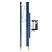 RiToEasysports Hiking Lamp Pole, Portable Foldable Aluminium Alloy Lantern Stand Holder for Outdoor Camping BBQ (Navy Blue