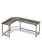 Teraves Modern L Shaped Gaming Desk 66'' Corner Computer Desk for Home Office Gaming Table Study Writing Workstation for Small Space, Easy to Assemble
