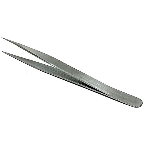 INKgrafiX® PINZETTE EXTRA SPITZ EXTRA GROß Chirurgenstahl GREIFT KLEINSTARTIKEL Hobby/Modellbahn 11,50cm - IG20369 Cover