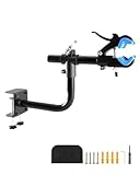 Truck Bed Bike Rack, No-Drill Pickup Bed Bicycle Mount, No Wheel Removal, Adjustable Bed Side Bike Holder with Anti-Scratch Padding, Fits Most Pickup Trucks (Not for C-Track)