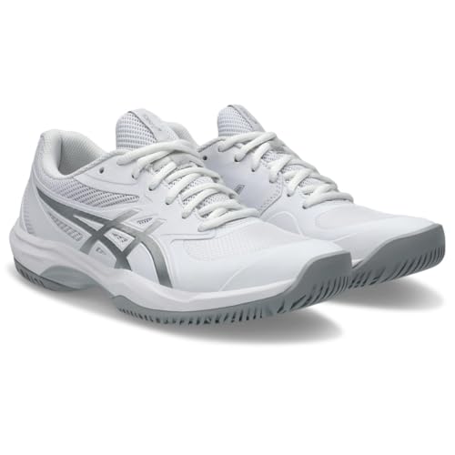 ASICS Women\'s Game FlyteFoam Tennis Shoes, 7.5, White/Pure Silver - Thumbnail 2