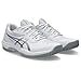 ASICS Women's Game FlyteFoam Tennis Shoes, 8.5, White/Pure Silver