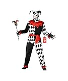 Morph Evil Jester Costume Men, Adult Jester Costume, Scary Halloween Costumes, Halloween Costumes For Men, XXL