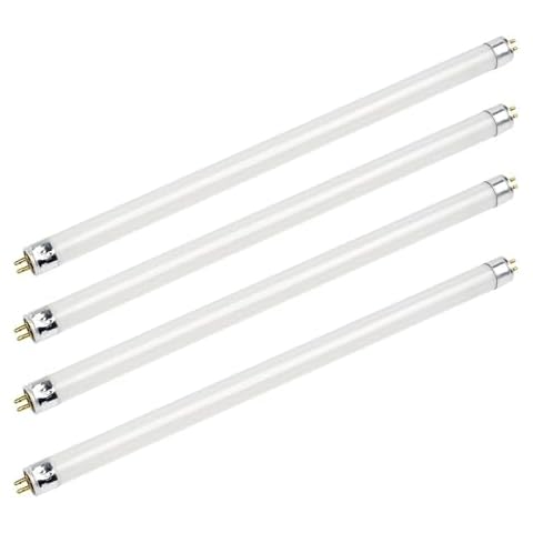 Unique Bulbs 4 Pack F13T5/WW 13W T5 21" Warm White 3000k Fluorescent Light Bulb 20,000hr Cover