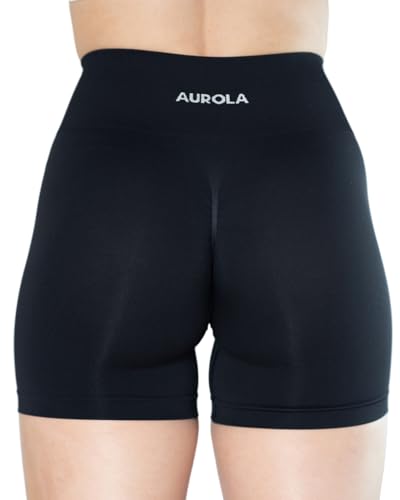 Image of AUROLA Dream Collection Women Workout Shorts High Waist Gym Shorts, Scrunch Butt Seamless Athletic Shorts