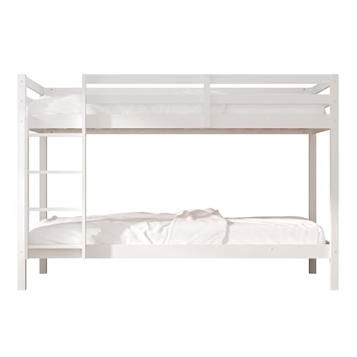 Sunny Jip Lits Superposés Blanc, en Bois | Lits Superposés pour Enfants - sans Matelas - Lit Superposé 2 Places 208 X 97 X 140 Cm | pour Matelas: 90 X 200 Cm