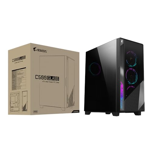 Case|GIGABYTE|AORUS C500 Glass|MidiTower|ATX|EATX|MicroATX|MiniITX|Colour Juodas|GB-AC500GST