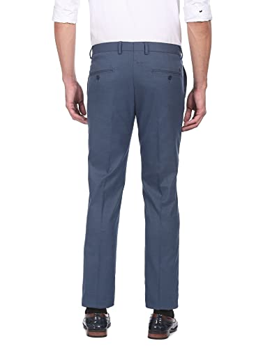 Image of Arrow Men's Mid Rise Straight Fit Polyester Blend Pants