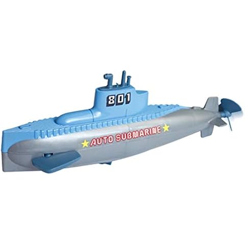 JTLB Clockwork Submarine Clockwork Submarine RC Mini Warship Children's Clockwork Water Toys for Children Swimming Pool Bathroom Shower Toys Cover