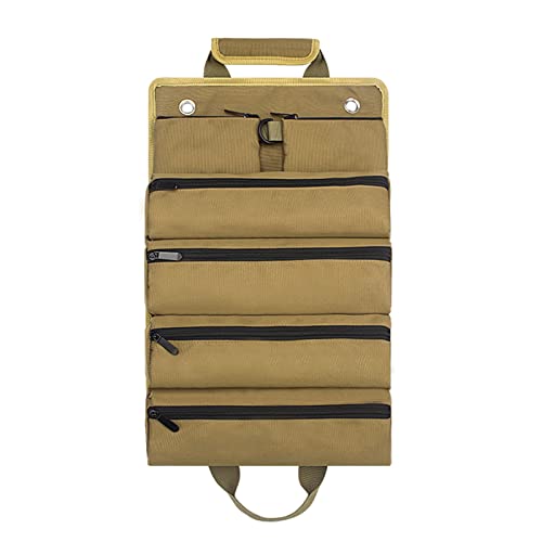 Rdxanc Organizador de herramientas con bolsas desmontables, rollo de herramientas, organizador de herramientas Oxford resistente para reparadores