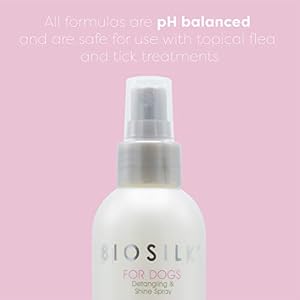 BioSilk for Dogs Silk Therapy Detangling Plus Shine Mist for Dogs | Best Detangling Spray for All Dogs & Puppies for Shiny Coats and Dematting | 8 Oz Bottle (Packaging May Vary),WHITE (Pack of 1) BioSilk for Dogs Silk Therapy Detangling Plus Shine Mist for Dogs | Best Detangling Spray for All Dogs & Puppies for Shiny Coats and Dematting | 8 Oz Bottle (Packaging May Vary),WHITE (Pack of 1)