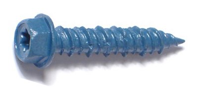51212 0.25 x 1.25 in. Star Hex Head Masonry Screw - 100 Pack