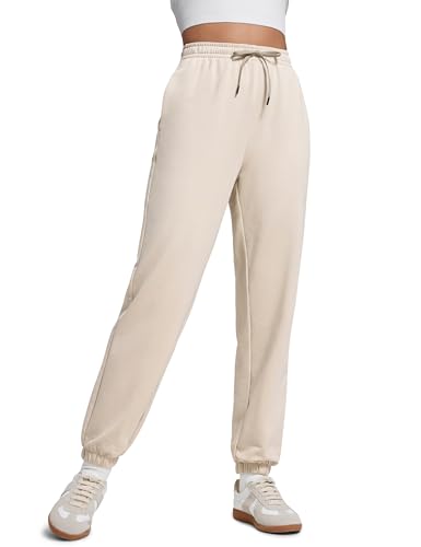 Amazon.com: CRZ YOGA Fleece Sweatpants Women Cotton Joggers High