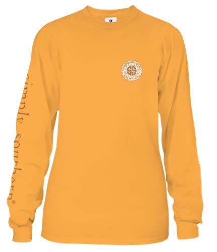 Simply Southern Youth Too Blessed to Be Stressed Long Sleeve T-Shirt2