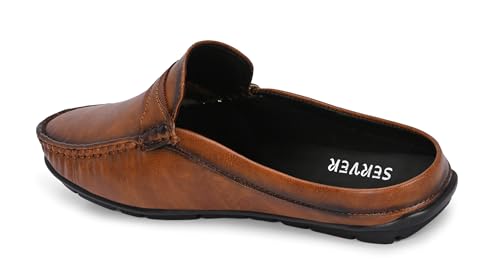Image of Server Loafers for Men Casual Shoes | Slip-on Closure | Stylish Slip on Cut Shoe | Perfect Business Casual |Back Open Shoe | Men's Loafer Shoe