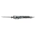 Kershaw Barge Pocket Knife (1945); 2.6-In. Stonewashed Stainless Steel Blade; Glass-Filled Nylon Handle Features Steel Back, Sturdy Frame Lock, Built-In Pry Bar and Screwdriver; Manual Opening; 5.4 OZ,Black